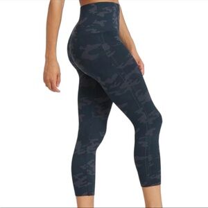 SPANX High-Waist Charcoal Camo Active Leggings size XS